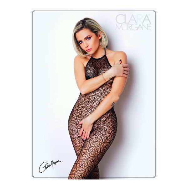 Bodystocking en dentelle et résille noire - Le Numéro 17 - Collection Bodystocking 